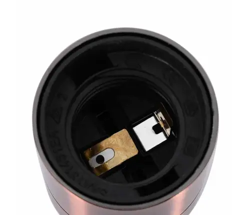 Lampu Turētāji 2 Gab Red Bronze E27 Vidaxl