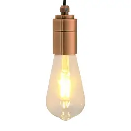Lampu Turētāji 2 Gab Red Bronze E27 Vidaxl
