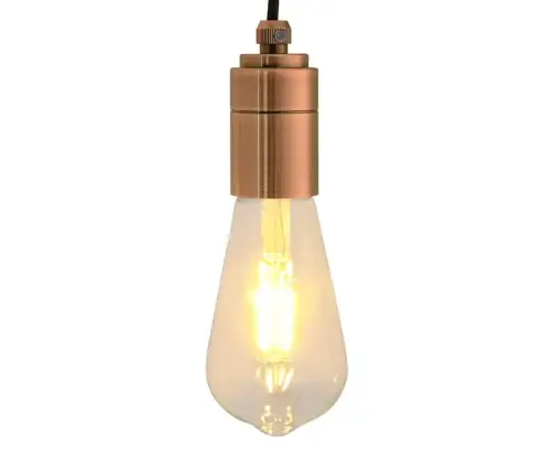 Lampu Turētāji 2 Gab Red Bronze E27 Vidaxl