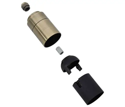 Lampu Turētāji 2 Gab Bronze E27 Vidaxl