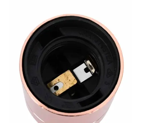 Lempų Laikikliai 2 Vnt Rose Gold E27