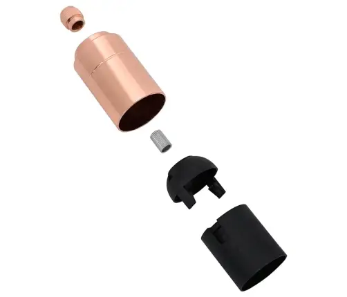 Lempų Laikikliai 2 Vnt Rose Gold E27