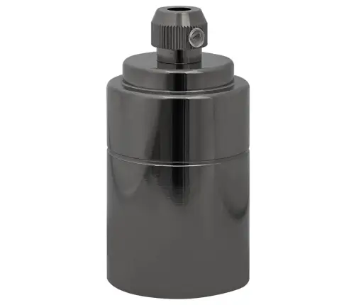 Lampu Turētāji 2 Gab Glossy Black E27 Vidaxl