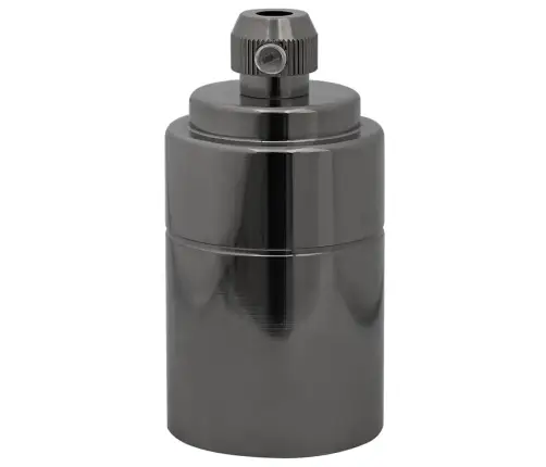 Lampu Turētāji 2 Gab Glossy Black E27 Vidaxl