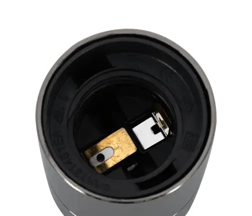 Lampu Turētāji 2 Gab Glossy Black E27 Vidaxl