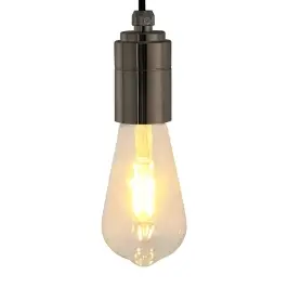 Lampu Turētāji 2 Gab Glossy Black E27 Vidaxl