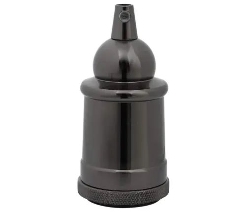 Lampu Turētāji 2 Gab Glossy Black E27 Vidaxl