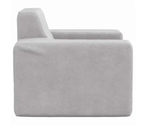 Bērnu Dīvāns, Gaiši Pelēks, Mīksts Plīšs Vidaxl