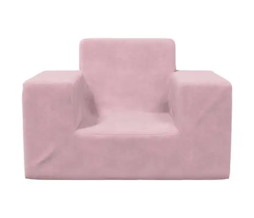 Vaikiška Sofa, Rožinės Spalvos, Minkštas Pliušas