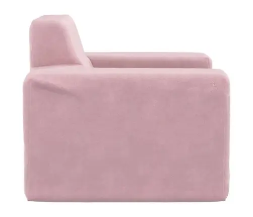 Vaikiška Sofa, Rožinės Spalvos, Minkštas Pliušas