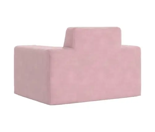 Vaikiška Sofa, Rožinės Spalvos, Minkštas Pliušas