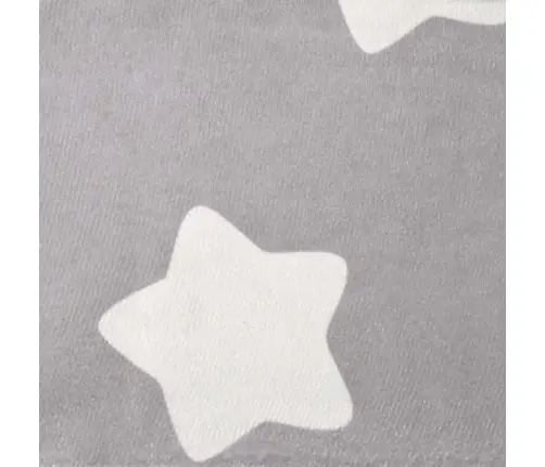 2-Kohaline Lastediivan Tähtedega, Helehall, Pehme Plüüs