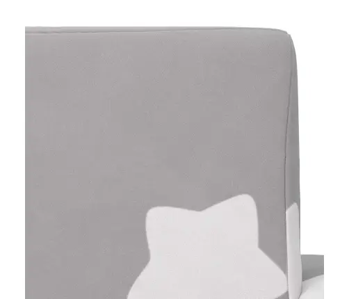 Bērnu Dīvāngulta, Gaiši Pelēka Ar Zvaigznēm, Mīksts Plīšs Vidaxl