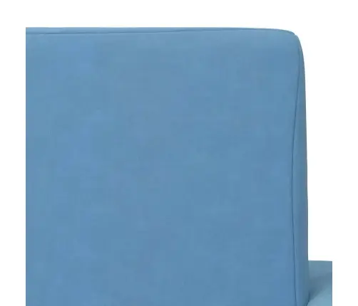 Bērnu Dīvāngulta, Zila, Mīksts Plīšs Vidaxl