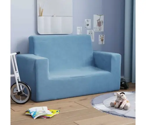 2-Kohaline Lastediivan, Sinine, Pehme Plüüs
