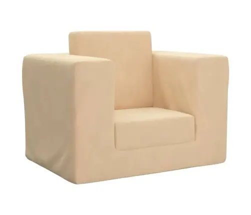 Laste Diivanvoodi, Kreemjas, Pehme Plüüs