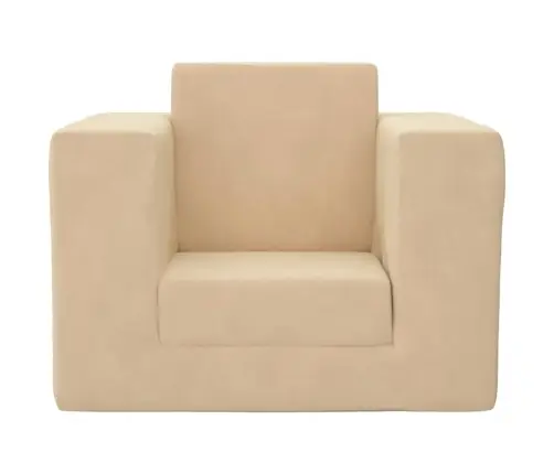 Laste Diivanvoodi, Kreemjas, Pehme Plüüs