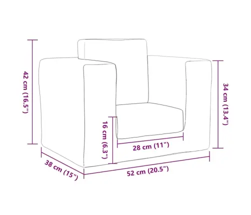 Laste Diivanvoodi, Kreemjas, Pehme Plüüs