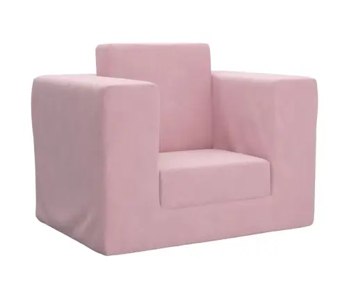 Laste Diivanvoodi, Roosa, Pehme Plüüs