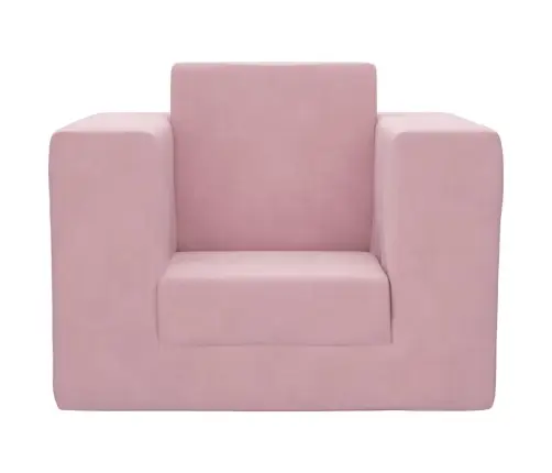 Laste Diivanvoodi, Roosa, Pehme Plüüs