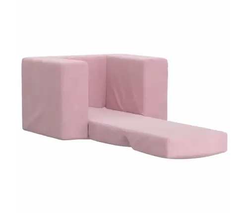 Laste Diivanvoodi, Roosa, Pehme Plüüs