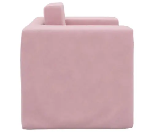 Laste Diivanvoodi, Roosa, Pehme Plüüs