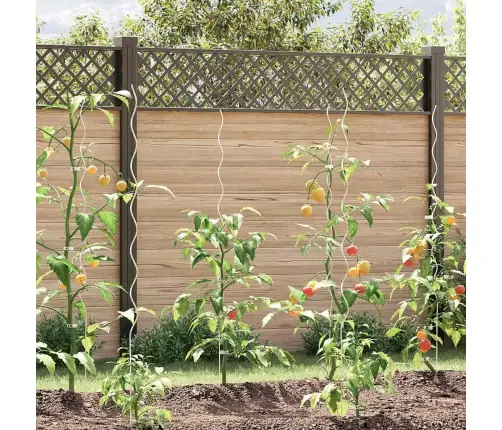 Spirāļu Augu Atbalsti 50 Gab. 150 Cm Cinkots Tērauds Vidaxl