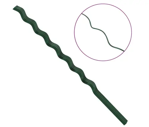 Spirālveida Augu Atbalsti 50 Gab 170 Cm Tērauds Vidaxl