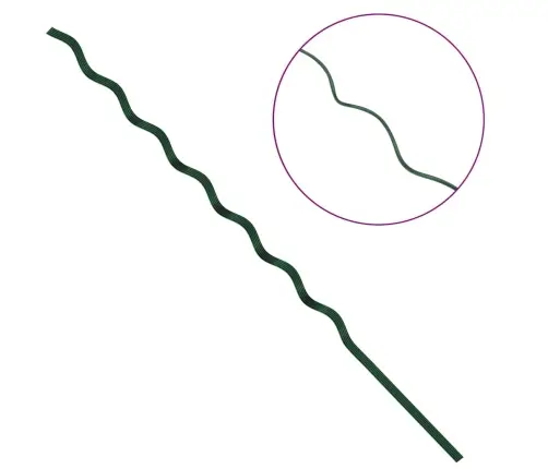 Spirālveida Augu Atbalsts Zaļš Metāls 170 Cm Augu Atbalsts Vidaxl