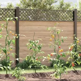 Augu Atbalsts 50 Pcs Zaļa 110 X 0.6 X 0.6 Cm Tērauds Vidaxl