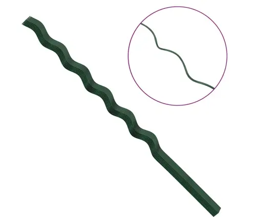 Augalų Parama 50 Pcs Žalia 110 X 0.6 X 0.6 Cm Plienas