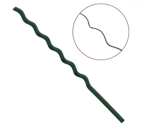 Spirālveida Augu Atbalsti (20 Gab., 150 Cm, Tērauds) Vidaxl