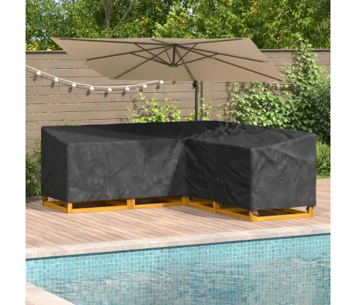 Āra Mēbeļu Pārsegs Melna 235 X 235 X 80 Cm 420D Oksforda Audums Vidaxl