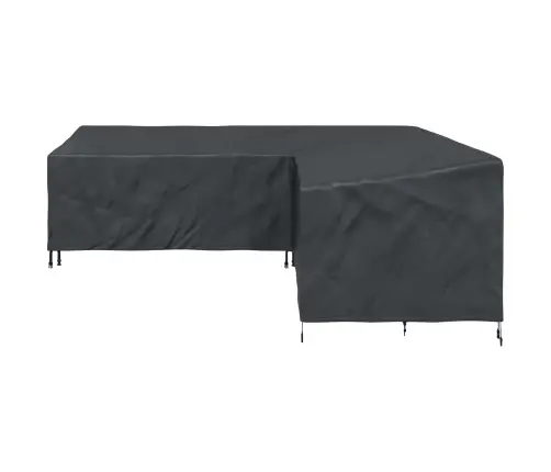 Āra Mēbeļu Pārsegs Melna 255 X 255 X 80 Cm 420D Oksforda Audums Vidaxl