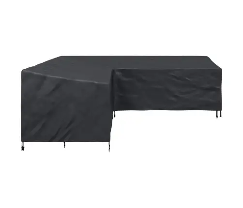 Āra Mēbeļu Pārsegs Melna 255 X 255 X 80 Cm 420D Oksforda Audums Vidaxl