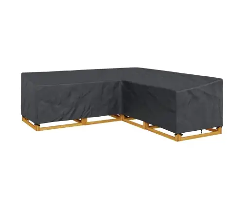 Āra Mēbeļu Pārsegs Melna 255 X 255 X 80 Cm 600D Oksforda Audums Vidaxl