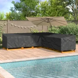 Mēbeļu Pārklājs Melns 300 X 300 X 80 Cm 210D Oksforda Audums Vidaxl