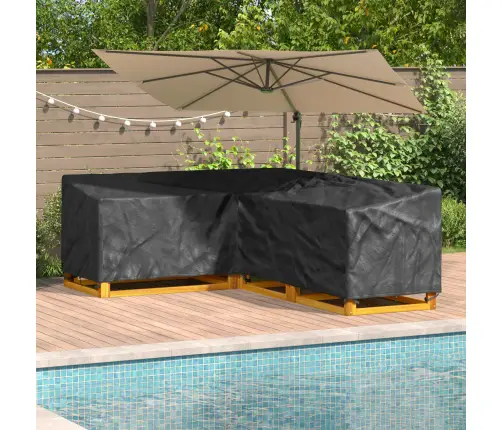 Baldų Uždangalas Juodas 250 X 180 X 80 Cm 420D Oksfordo Audinys