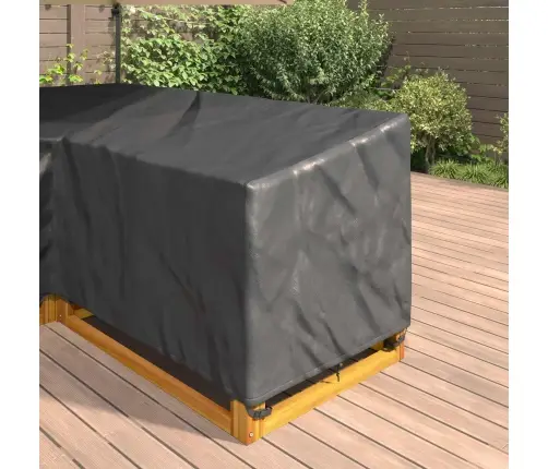 Baldų Uždangalas Juodas 260 X 210 X 80 Cm 210D Oksfordo Audinys