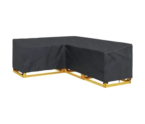 Āra Mēbeļu Pārsegs Melna 260 X 210 X 80 Cm 600D Oksforda Audums Vidaxl