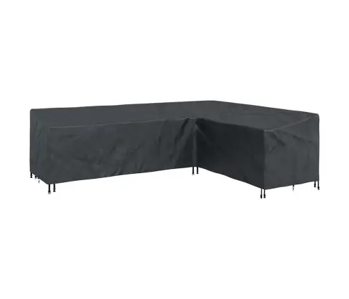 Āra Mēbeļu Pārvalks Melna 286 X 222 X 80 Cm 600D Audums Vidaxl