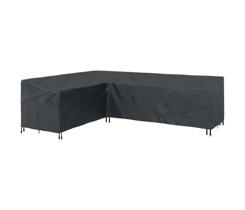 Āra Mēbeļu Pārvalks Melna 286 X 222 X 80 Cm 210D Audums Vidaxl