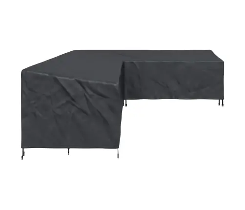 Āra Mēbeļu Pārsegs Melna 355 X 275 X 80 Cm 600D Oksforda Audums Vidaxl