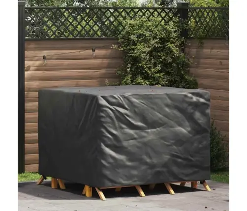 Baldų Uždangalas Paprastas Juoda 125 X 125 X 74 Cm Audinys