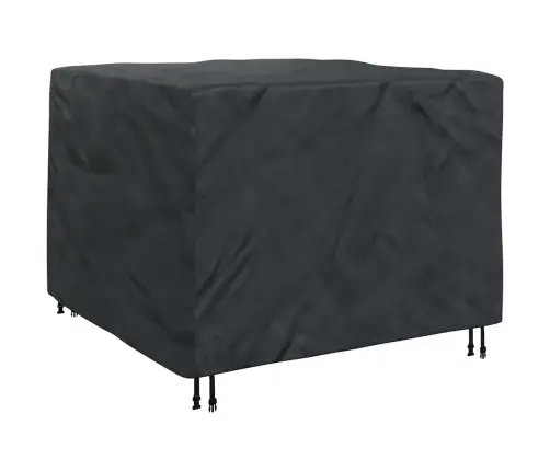 Āra Mēbeļu Pārvalks Melna 125 X 125 X 74 Cm 600D Audums Vidaxl