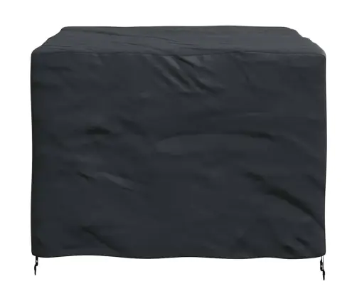 Baldų Uždangalas Paprastas Juoda 125 X 125 X 74 Cm Audinys