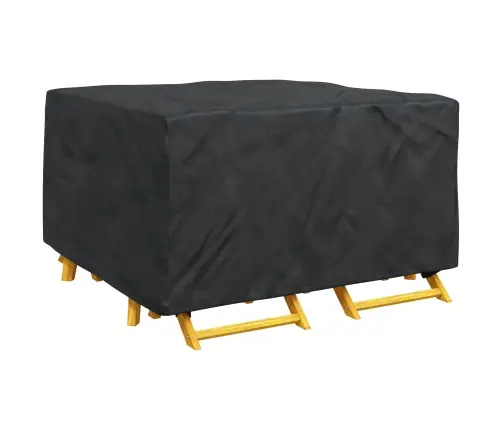 Baldų Uždangalas Paprastas Juoda 150 X 150 X 75 Cm 210D