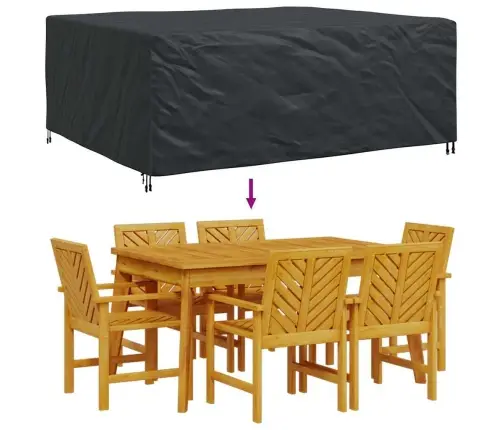 Āra Mēbeļu Pārsegs Melna 250 X 210 X 70 Cm 420D Vidaxl