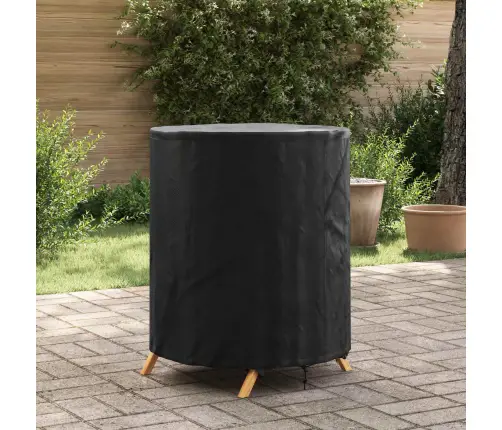 Stalo Uždengimas Paprastas Juoda 62 X 62 X 70 Cm Audinys