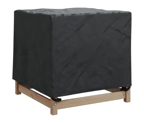 Āra Mēbeļu Pārsegs Melna 64 X 64 X 65 Cm 420D Oksforda Audums Vidaxl